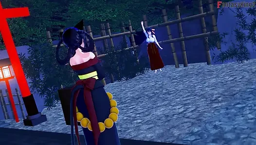 Rias Gremory Kimono festivalde seks - dxd ntr madness series