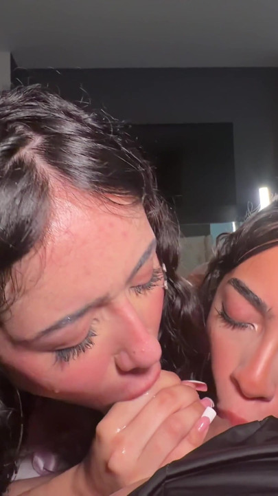 The best deep throat THREESOME with two 18yo LATIN girls | Clip 2