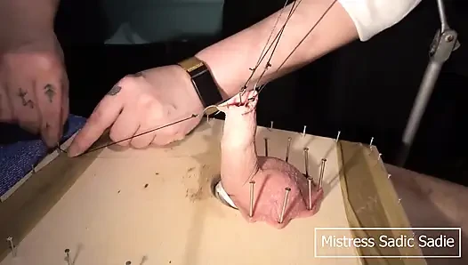 Cewek ini dientot habis-habisan pakai stoking fishhook dan jarum bagian 1