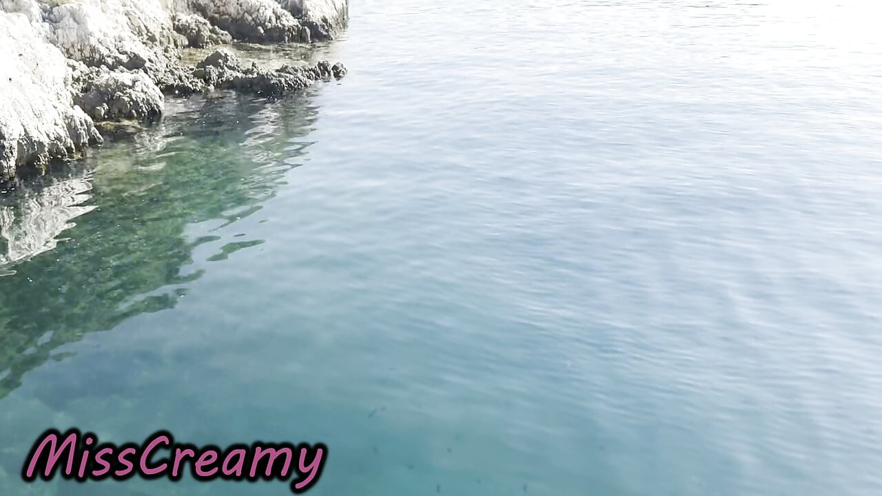 Dick Flash French Teacher Handjob Student Big Cock Nudist Beach Caught by Swimmers Risky 4K MissCreamy