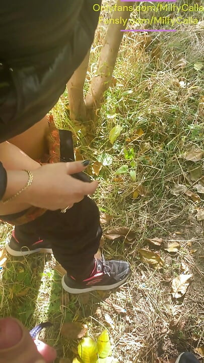 Public Fishing Trip Turns Into Downjacket Blowjob & Doggy Fuck