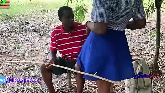 Julietsimeon the Girl, Was Fucked by a Farmer in the Bush.