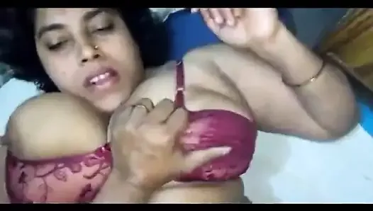 Big Tits Indian Aunty fucked by lover