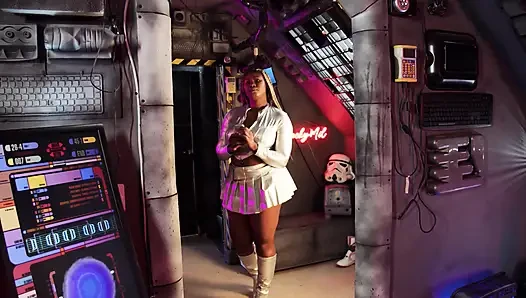 Space Babes Interracial Sci-fi Sex Scene
