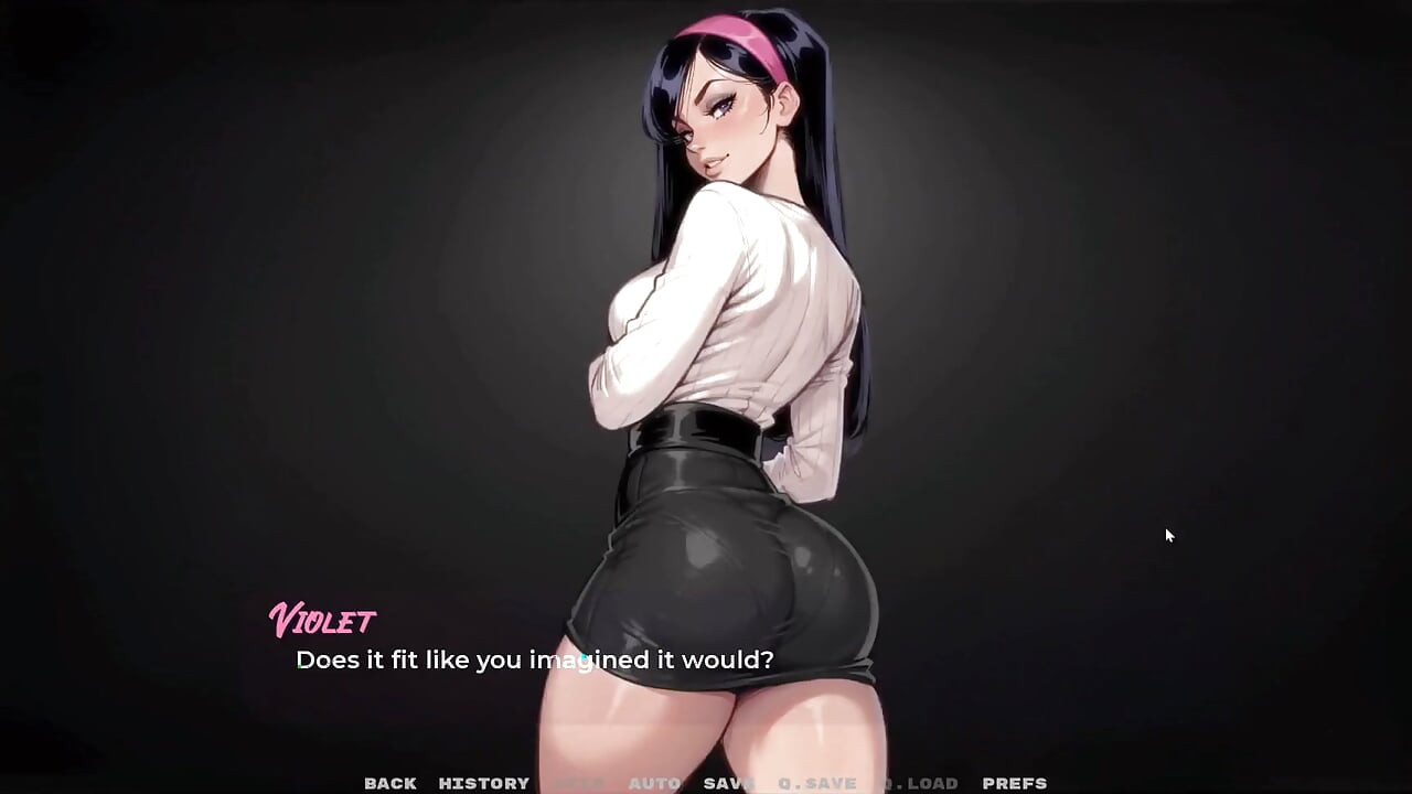 My New Girlfriend [ Taboo Hentai Game ] Ep.35 My GF Likes to Show Her Latex Panties to Older Man!