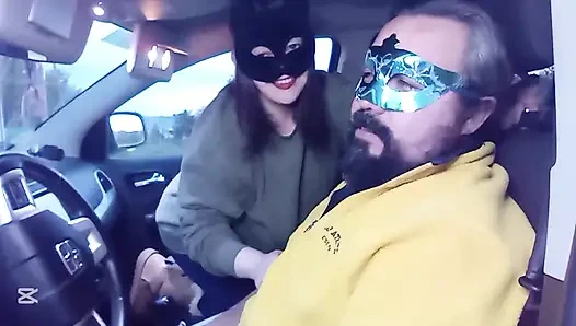 Пощечина в машине