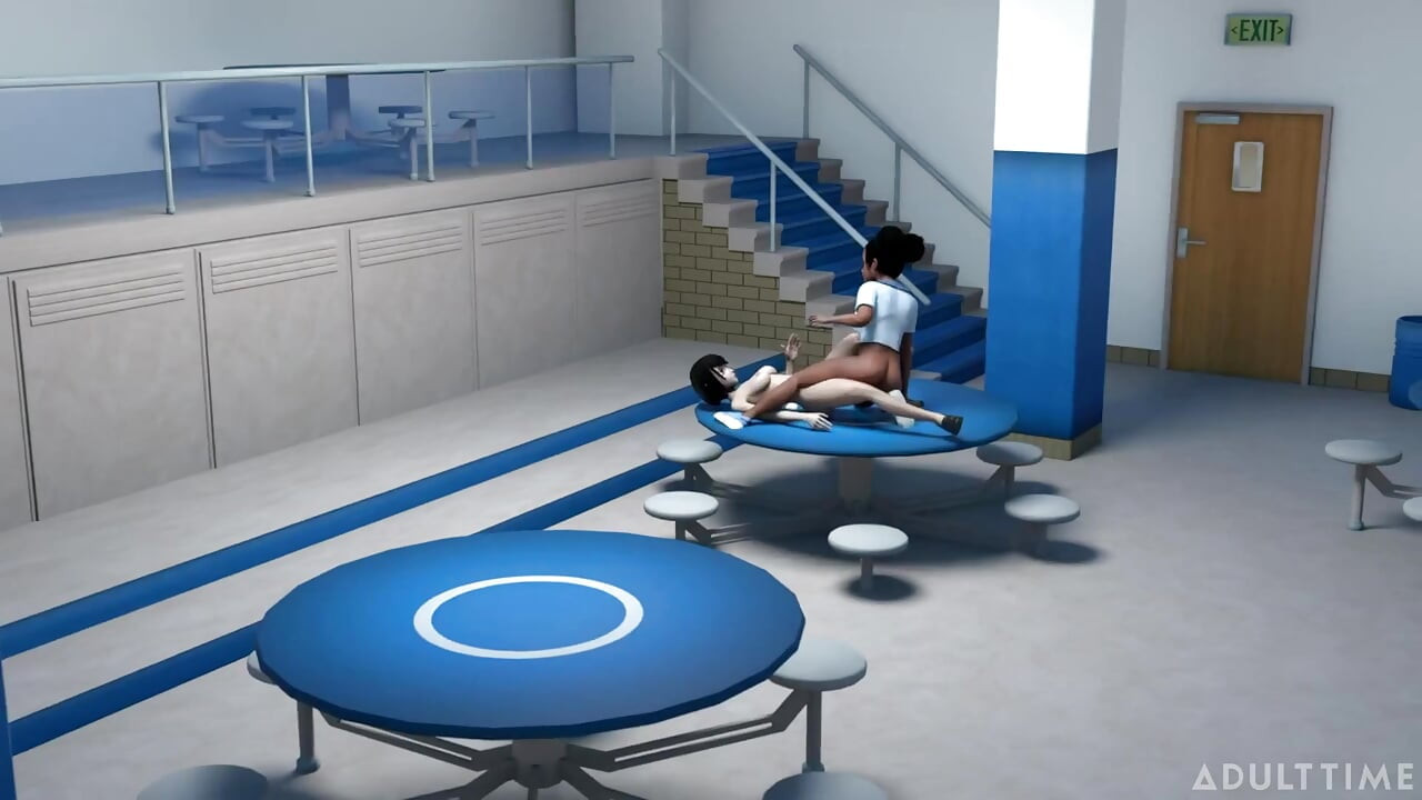 Hentai Sex College Episode 8 - Big Titty Bffs Practice Scissoring Together at Hentai Sex University