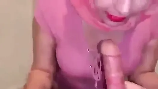 Hijabi cock worshipping