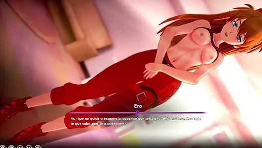 Meine Hentai-Fantasie – Die Sache mit Asuka aus Evangelion, um ihre rosa Muschi zu ficken