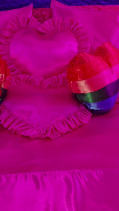 My Fabulous Acetate Satin Bedroom | Clip 1