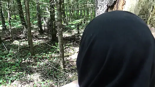 Big Tits Turkish Girl Has Risky Sex In Public German Forest