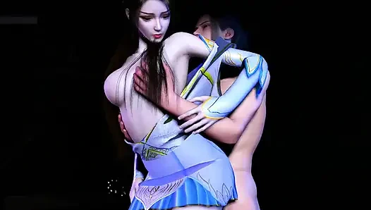 Si cantik abadi dewi: animasi penuh gairah - hentai animasi 3d