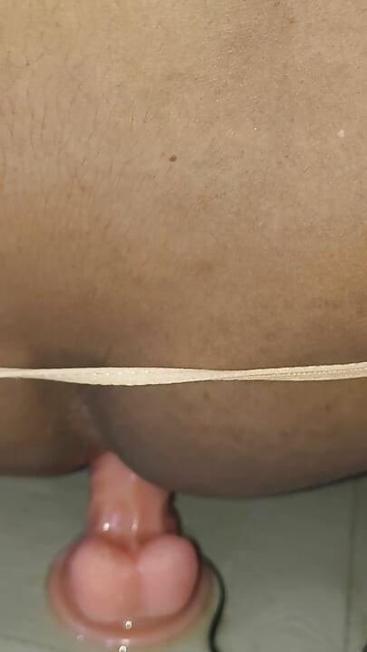 Dildo ile anal sikme