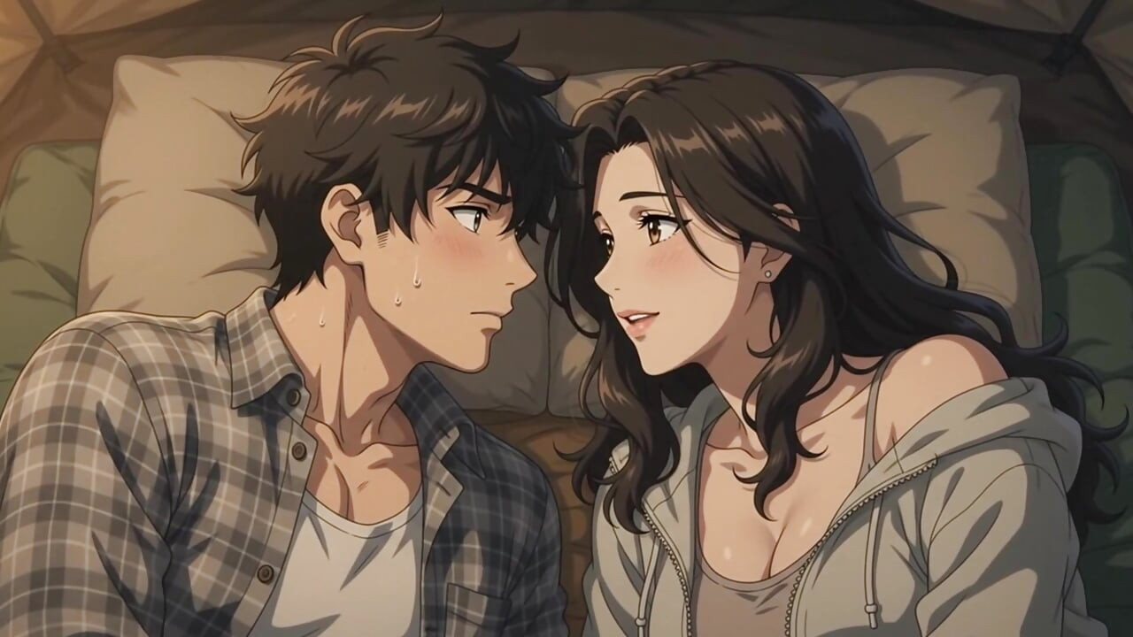 Too Close to Resist Forbidden Night in the Tent Hentai