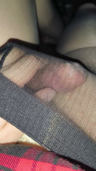 I STOLE BLACK SEXY SHINY TIGHTS FROM A FRIEND'S MOM IN HER ROOM IN THE CLOSET AT NIGHT, IMMEDIATELY PUT THEM ON IN HER OWN ROOM AND CUM HARD THROUGH