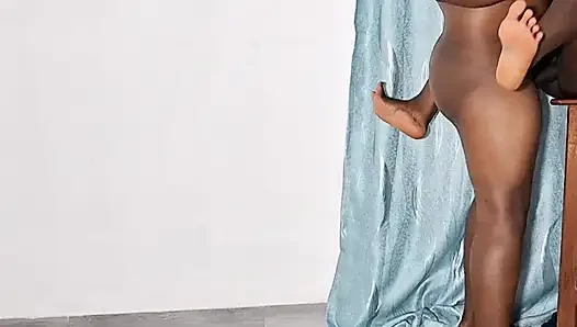 Spoiled pussy getting a moral lesson with a big, tasty cock.