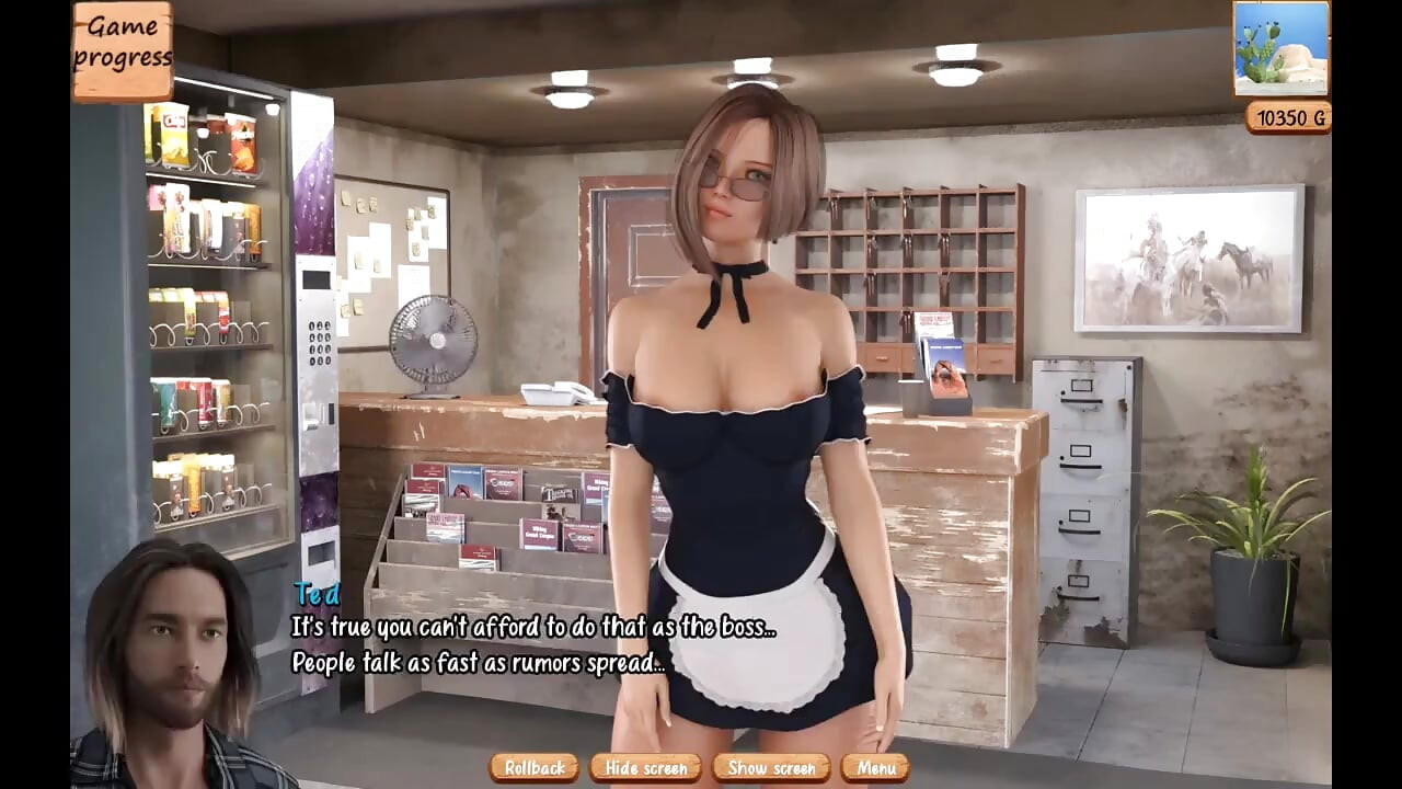 The Motel Gameplay (ntr Route) Hot Wife Fantasizes About Fucking a Stud