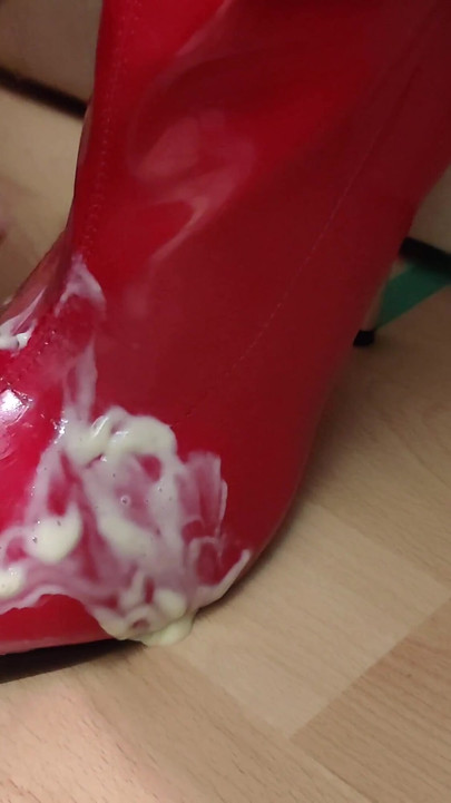 Thrilling moment from "Cleaning Boots for Mistress Asura"