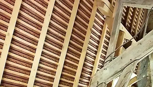 Inked French Slut Got Fucked in Outdoor Show