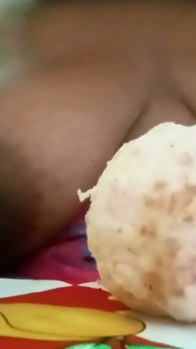 Housewife sucking off huge tits sucking tangerine | Clip 2