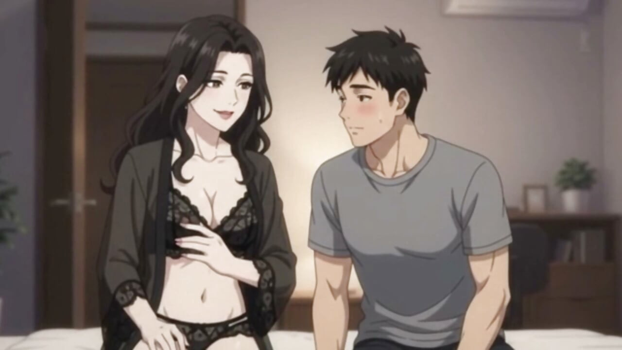 Stepmom’s teach Private Lingerie Lesson to her stepson