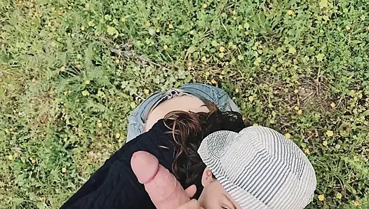 Rave Girl Give Head to a Stranger