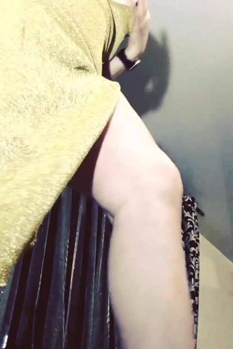 Get off to my shiny dress and to my tease!
