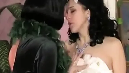 Cheating Lesbian Bride with Mother in Law