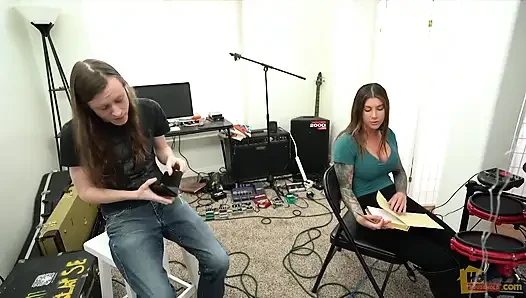 Sexy Drummer Chick Becomes Anal Sex Muse
