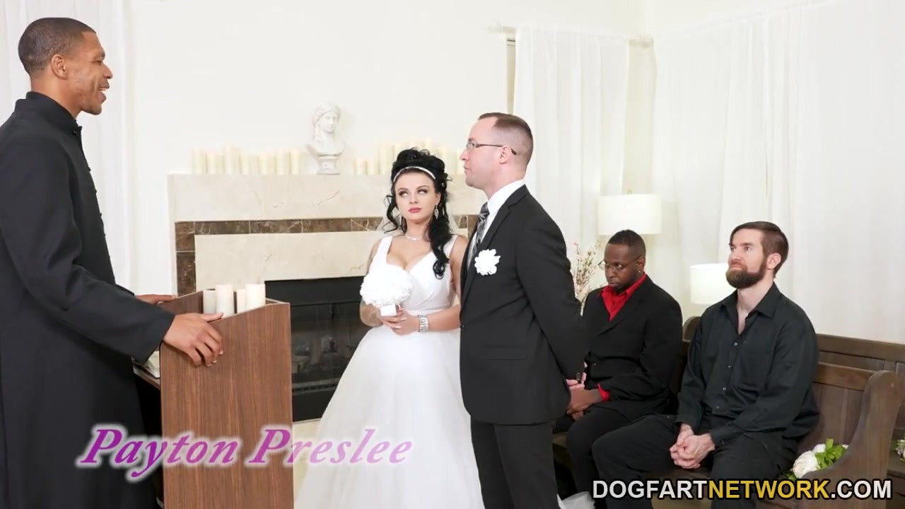 Payton presleeの結婚式が乱暴な異人種間3p
