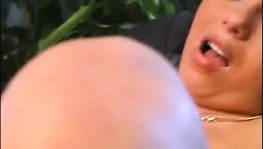 Big boobs sexy lesbians dildo playing