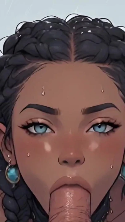 Gorgeous Afro Women in the Cold of Winter part 2, Hentai, artificial intelligence, animation, uncensored | Clip 2