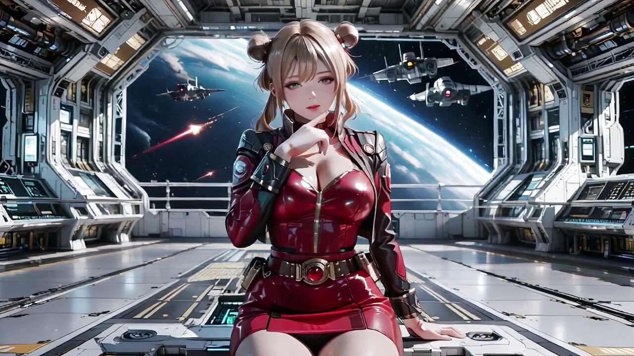 Czerwony pancerz Starship: Prywatne spojrzenie blondwłosej dowódczyni!