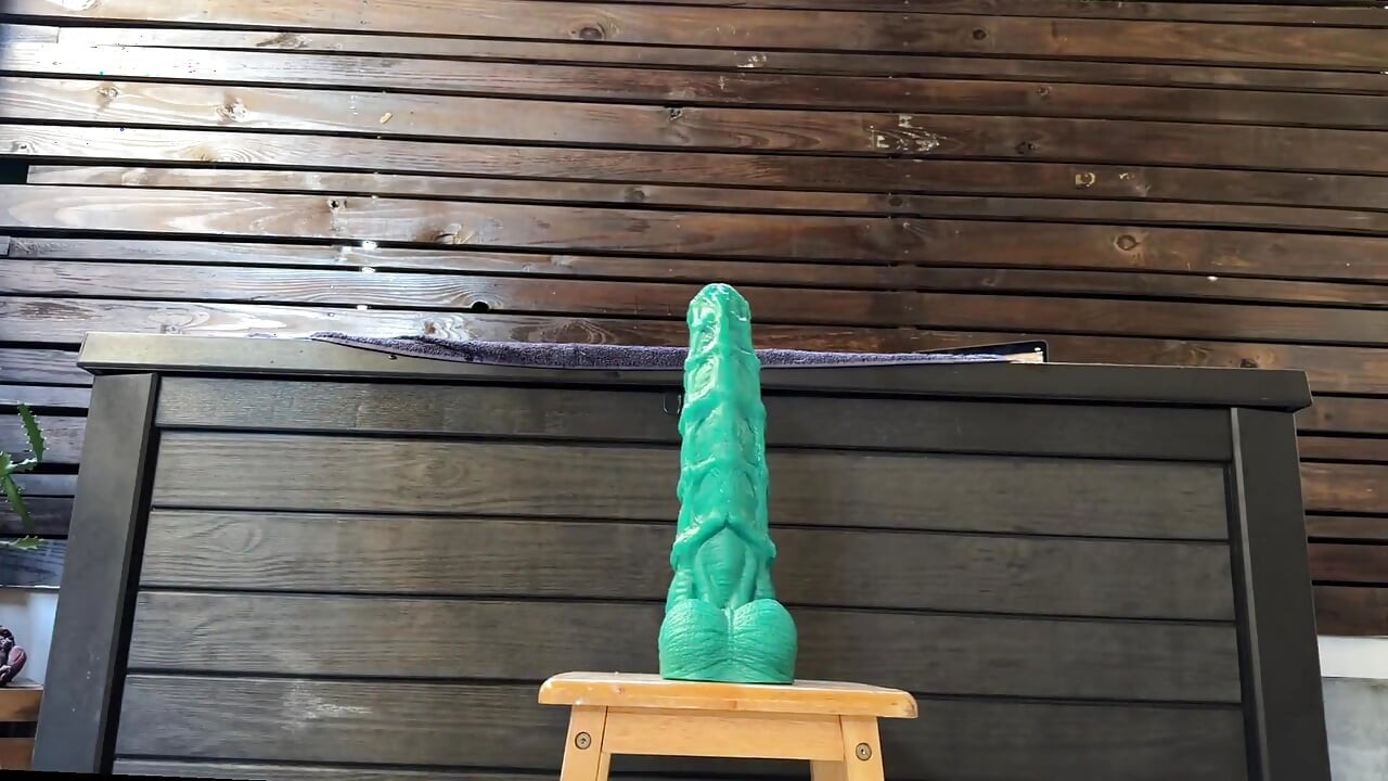 After a Long Hike in the Forest a Dildo Session in the Terrace "ortizjona"