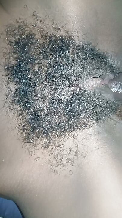 Skinny girl friend spreading her hairy pussy to make my hard cock fuck her.
