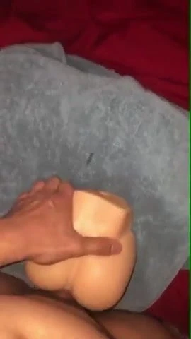 Big Dick Hmong Guy Fucks Toy and Cums