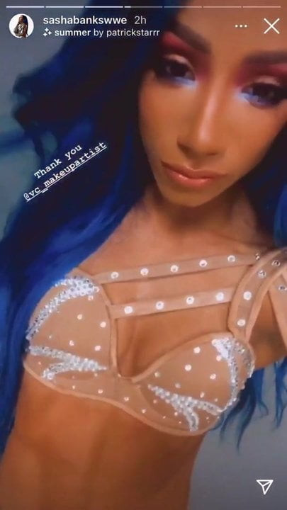 Sasha banks sexy body