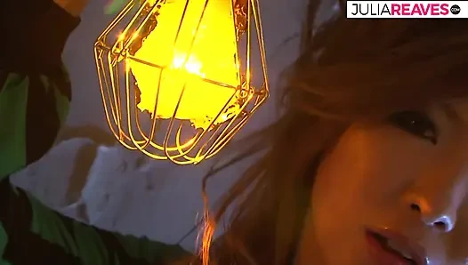 Blonde gets drilled on both holes after sucking huge cocks
