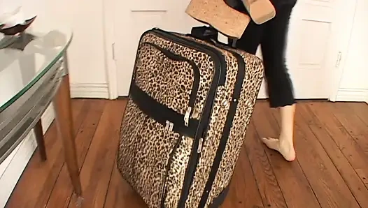 Hot Brunette Sucks and Rides Big Black Cock