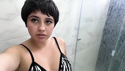 What a Horror, My TV Broke, I'm Going to Call My Neighbor to Help Me as an Excuse for Him