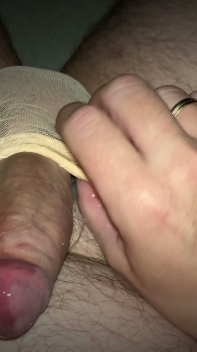 My wife offered me transparent panties to jack off into - Enjoy the cumshot - ASMR for for women | Clip 1