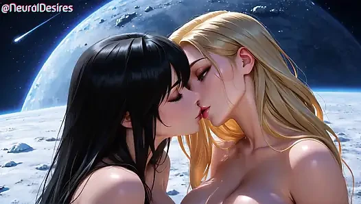 3D Lesbian MILFs Go Wild