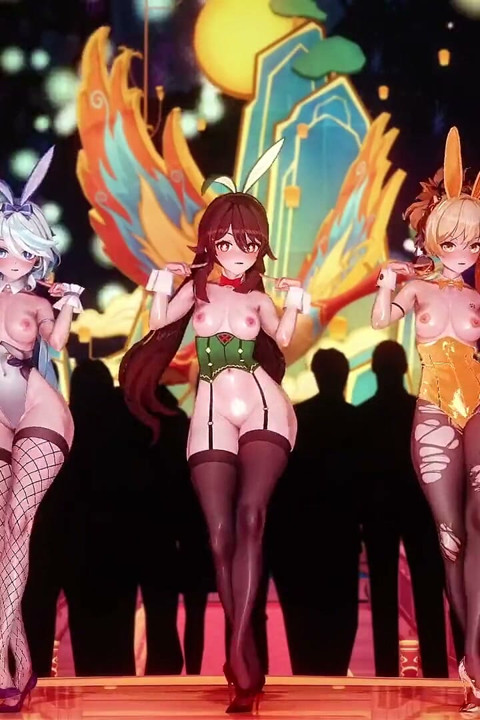Genshin Impact - Lantern Rite Fuck Fiest Gangbang Genshin Girls Creamed 3 - 3D Hentai Animations