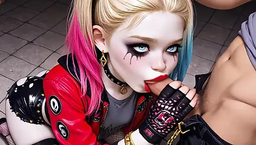 Joghurt-party vol. 1: psycho harley & classic lara pOV (Halsfick, Gesichtsbesamung, AI-animation)