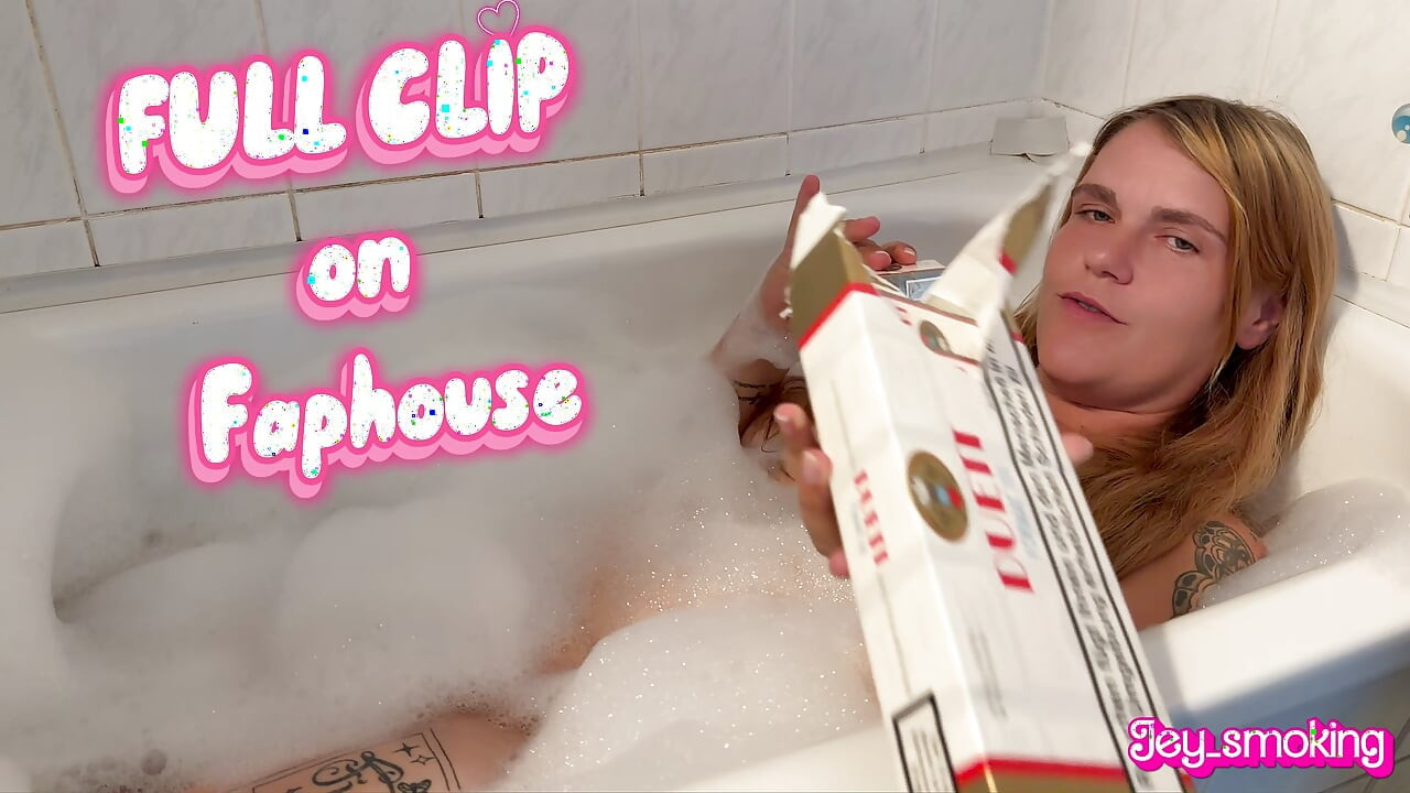 I Enjoy My Bath and Smoke Full of Relaxation