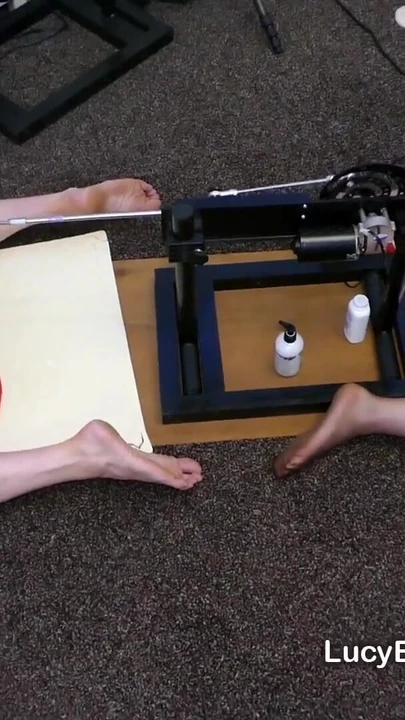 Thrilling moment from "Amazing Fucking Machine Double Dildo Duel"
