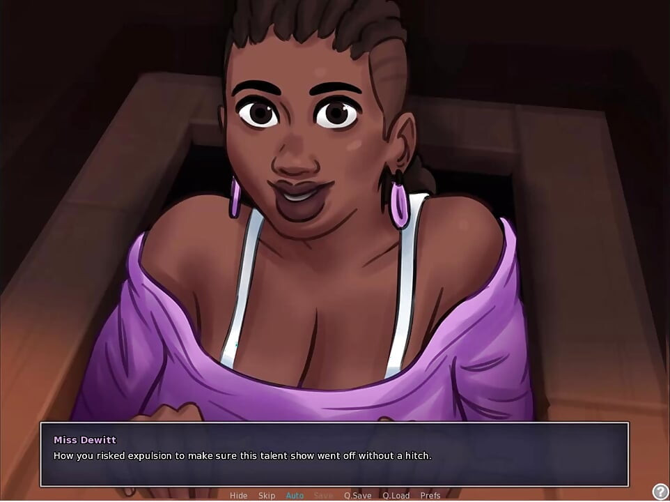 Summertime Saga - Miss Dewitt Sex Scene