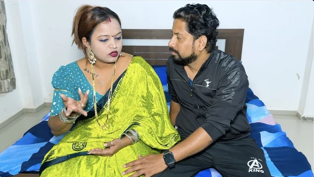 The husband was always busy, due to which the wife was upset.
