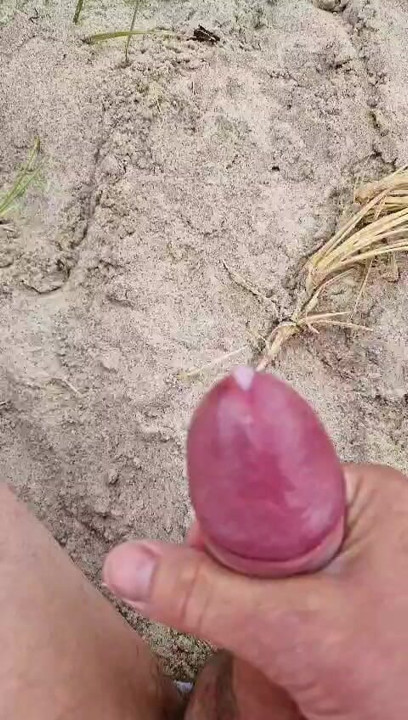 Beach FKK Solo Masturbation