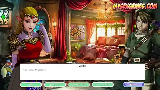 The Legend of Zelda Time to Fuck - Link Doggy Fucking Princess Zelda